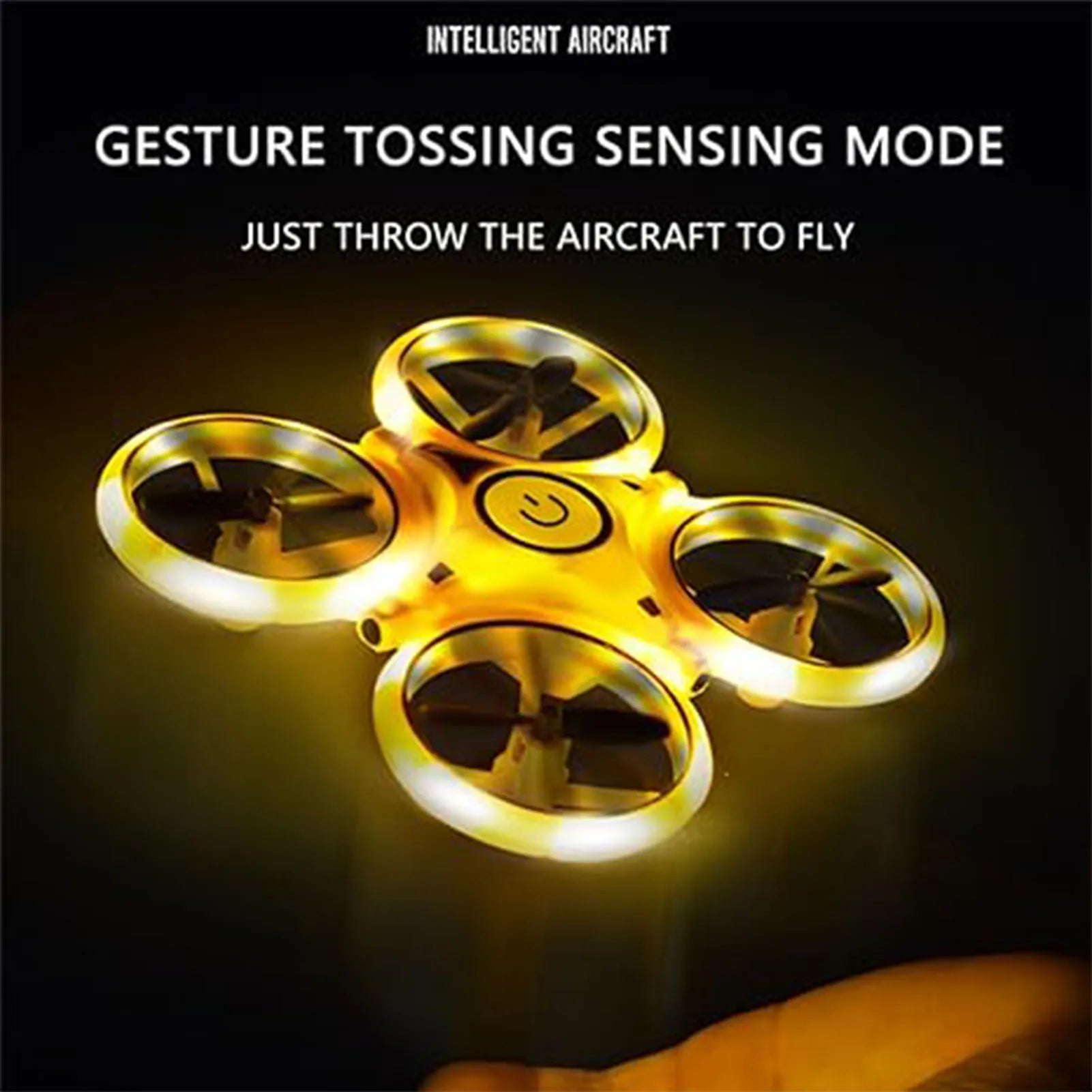 LED Hand Controlled Drone